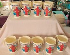 1981 Tron Vintage Pitchers Set Of 9 In Original Bag Walt Disney  Coca Cola Coke