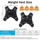 12 16 20 30lb Weighted Vest For Men   Women strength Training  Running   Muscle