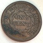 1845 Large One Cent Very Nice Grade Braided Hair Very Nice Coin   take A Lqqk  
