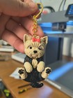 Yorkshire Terrier Keychain  Yorkie Dog Keychain  Cute 3d Printed Dog  Yorkie Gif
