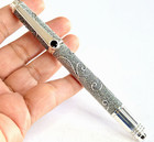925 Sterling Silver Ballpoint Pen Garnet Handmade Artisan Gift Pen