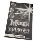Vtg 1998 Merlin Tv Mini Series Print Ads X 3 Nbc World Premiere 90 s Magician