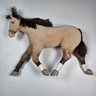 American Girl Jackson Horse Tan 18  Doll Scale Brown Mane Tail Plush Toy Nickis