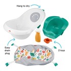  4-in-1 Sling    n Seat Tub Baby To Toddler  Rigid Baby Bathtubs  Whimsical Forest