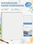 30 Sheets Watercolor Paper 8 5 X 11  110 Lb Cold Press X 11 In  30