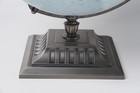 Replogle World Classic Series 12  Diameter Globe Pewter Tone Art Deco Base