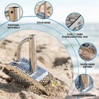 Ckg Sand Scoop Metal Detector Shovel Stainless Steel For Beach Treasure Hunti   