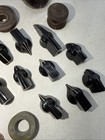 Huge Lot Vintage Bakelite Plastic Wood Control Knobs  Socket  Usa Many Sizes
