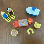 Vintage Fisher Price  985 Play Family Houseboat Accessories Lot  14 Pcs 