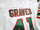 Vtg Rare Houston Wild Houston Aeros  41 Ryan Graves Hockey Jersey Men s 2xl