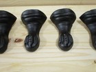 4 Cast Iron Bathtub Clawfoot Claw Feet Foot Bath Tub Restoration Vintage Style