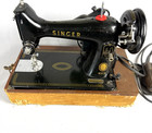 Singer 99 Sewing Machine  W  Pedal   Case 3 4 Size -not Working For Parts Repair
