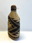 Antique Native American Indian Basket Woven Whiskey Bottle  Lid  1890 s - 1920 s