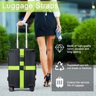 4 Pack Adjustable Luggage Straps Travel Suitcase Belt For Briefcase Travel Bags