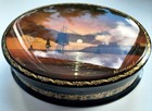 Lacquer Box  Handmade Miniature Fedoskino Palekh