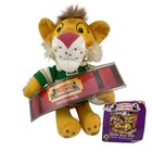 Between The Lions Plush Lot Nwt Theo Cleo Leona Eden Toys Pbs Bean Bag Bookmark