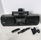      Sirius Subx2 Boombox W  Sportster 5 Dock  Remote  Car Charger  Mount     Works 
