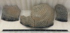 Native American Corrugated Rim Sherds And Arrowhead Pieces