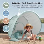 Baby Beach Tent - Uv Pop Up  35 x28 x32   green 