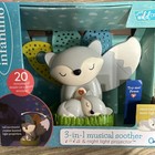 3-in-1 Musical Soother Night Light Projector Fox Infantino Go Gaga Nursery Music