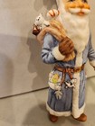 Vintage 5 ceramic Christmas Ornament-santa-father Christmas-holiday-figurine