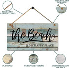 Vintage Beach Decor Plaque With Coastal Themed Wall Decor Beach Signs-the Beach