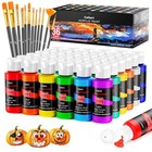 Acrylic Paint Set With 12 Brushes  36 Colors Art Craft 2 Fl Oz  pack Of 36 