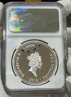 Niue 2012 Great White Shark  2 -  999 Silver Proo  69 Ultra Cameo