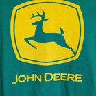John Deere Green Long Sleeve Shirt Yellow Logo  Size M  Agriculture Theme