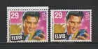 Us Efo Error Stamps  2721 Elvis Presley  Color Shift   Normal  Mnh