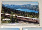 Vintage Amtrak Train Plastic Coated  scenic Lake  Playing Cards   Still Sealed