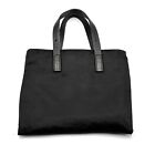 Prada Tote Bag Mini Purse Nylon Black Authentic