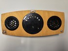 Vintage German Wall Weather Station Hygrometer  Barometer Thermometer Wood Frame