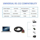 Usb To Rs232 Db9 Serial Adapter Cable 5ft 9pin Converter For Windows Mac