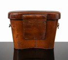 Antique Leather Binocular Case Vintage Military Style Collectible Storage Pouch