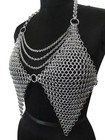 Chainmail Top Bra Penty With Chain     Women s Medieval