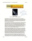 Rare Dancer Edward Villella Autograph Signed Typed Kennedy Ctr Bio Entry W  Coa