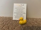 Lucky Duck Charm   Poem Card By Ganz 