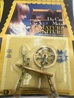 Vintage Durham Industries Die-cast Miniatures Lot Of 5 Dollhouse Furniture Nip