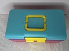 Starplast Cosmetic Organizer Makeup Case Storage Case 80s-90s Color Block