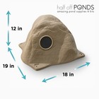 Half Off Ponds Tan Fake Rock Cover  Faux Stone Landscape Rock  Vented