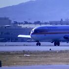 Set Of 2 Vintage 35mm Slide 1970 Boeing 727 Airplane Continental Airlines Rare