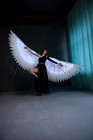 Movable Large Angel Wings With  Led Light  Halloween Angel Cosplay Costume Adult
