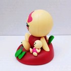 Tomy Nohohon Tribe Girl With Bow Solar Powered Bobblehead Vintage 2003