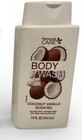 3 Pack New Bottles Personal Care Body Wash Coconut Vanilla 14 Oz Each