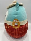 Winston The Scarecrow Owl Squishmallow 2023 Halloween 16  With Tags