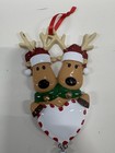 New Reindeer Couple You Can Personalize Christmas Ornament - Holiday Decoration