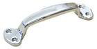 Hood Grab Handle With Gasket   Screws Universal Fit Chrome 8  Long Gg 99081 Each