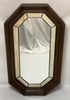 Vintage Nutone Mid Century Leaded Stained Glass Mirror Medicine Cabinet Recessed