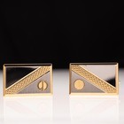 Dunhill Cufflinks Length 1 8cm Gold Color Black Men Suit Formal Jewelry